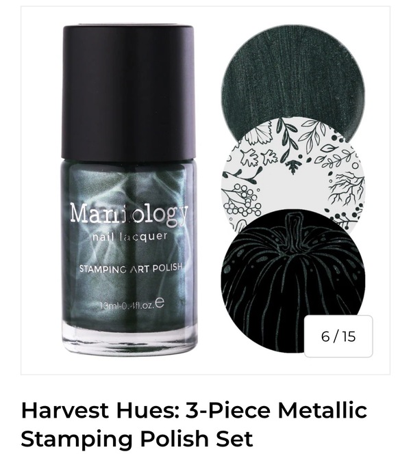 Nail polish swatch / manicure of shade Maniology Falling Leaves