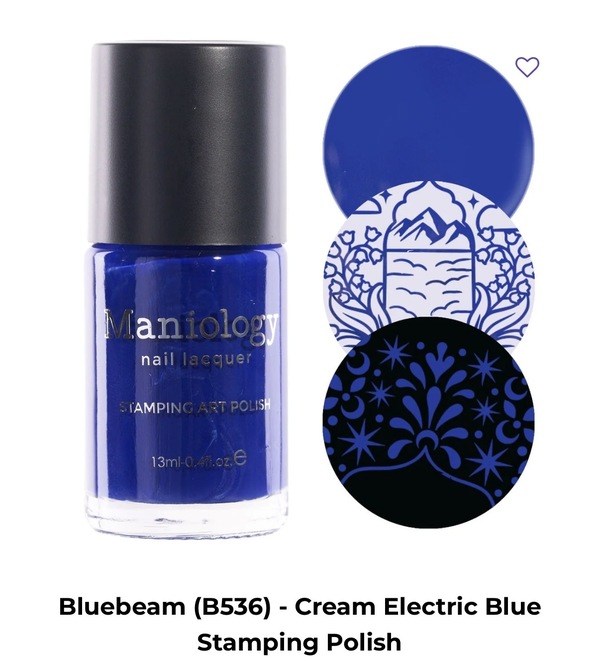 Nail polish swatch / manicure of shade Maniology Bluebeam