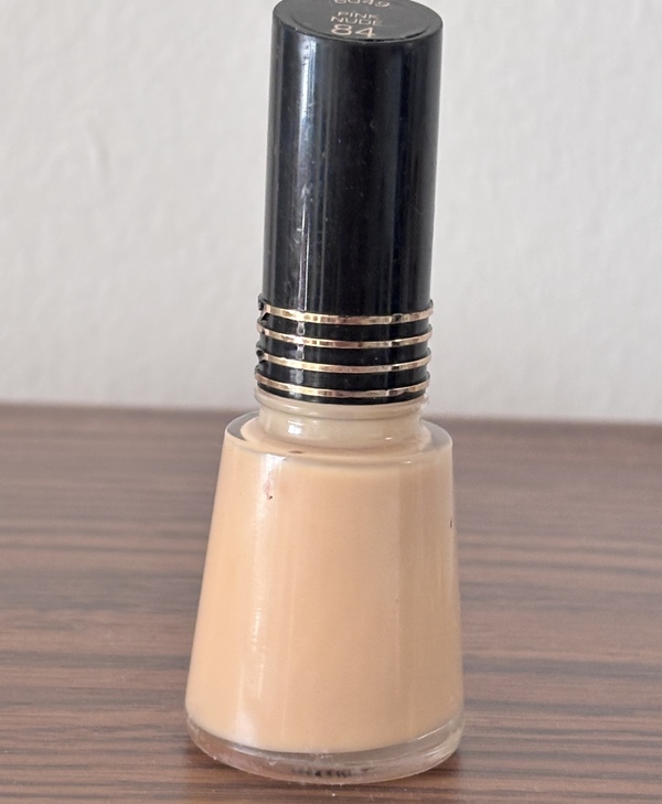 Nail polish swatch / manicure of shade Revlon Pink Nude