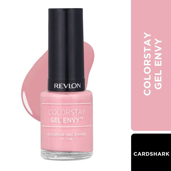 Nail polish swatch / manicure of shade Revlon Card Shark