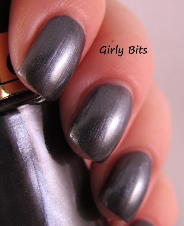 Nail polish swatch / manicure of shade Revlon Midnight Haze