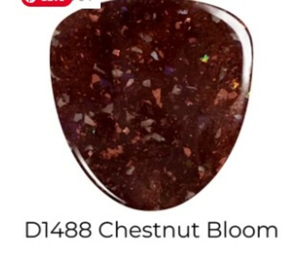 Nail polish swatch / manicure of shade Revel Chestnut Bloom