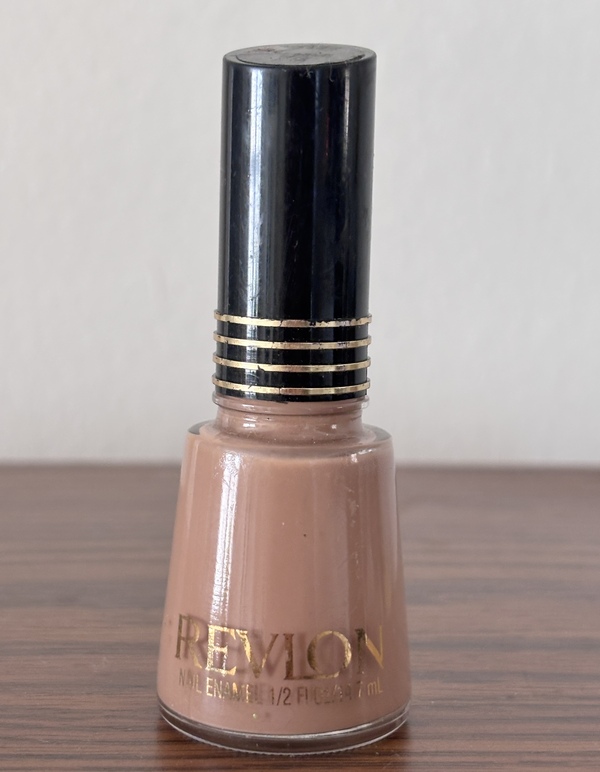 Nail polish swatch / manicure of shade Revlon Pebble
