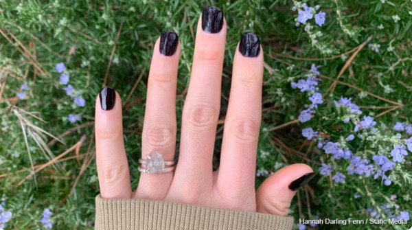 Nail polish swatch / manicure of shade Nailtopia Mickey Mouse