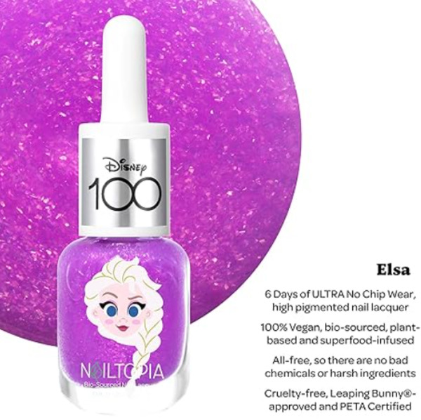 Nail polish swatch / manicure of shade Nailtopia Elsa