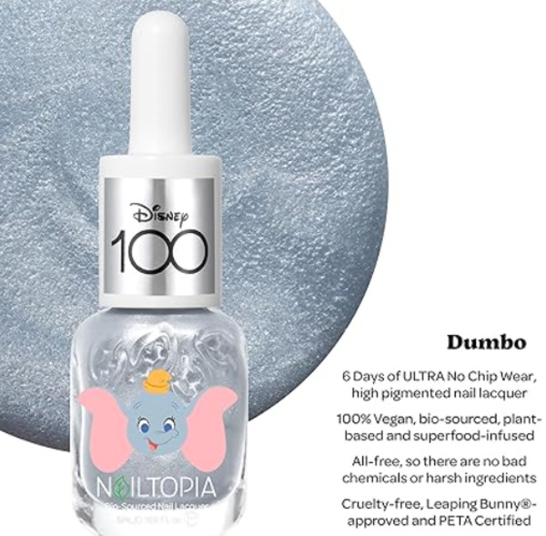 Nail polish swatch / manicure of shade Nailtopia Dumbo