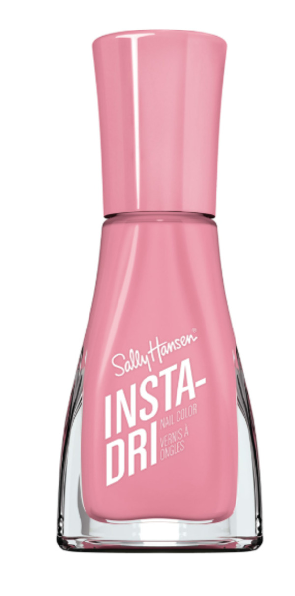 Nail polish swatch / manicure of shade Sally Hansen Insta-Dri Pink Blink