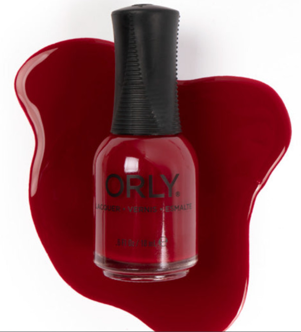 Nail polish swatch / manicure of shade Orly Stiletto On The Run