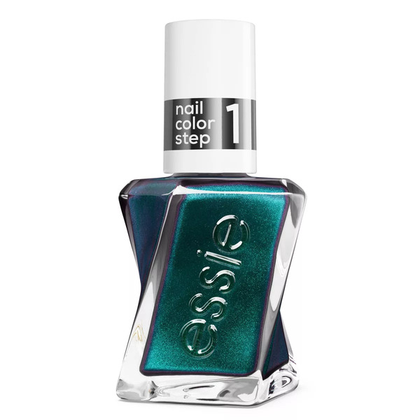 Nail polish swatch / manicure of shade Essie - Gel Couture Emerald Cut