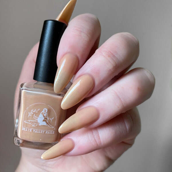 Nail polish swatch / manicure of shade Death Valley Nails QUARTZ: Palmdale, California