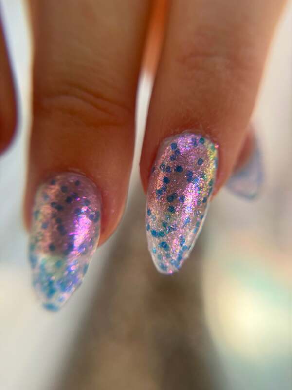 Nail polish swatch / manicure of shade Death Valley Nails TRINKETS