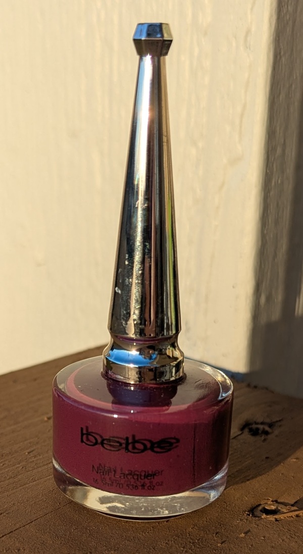 Nail polish swatch / manicure of shade bebe Flourish