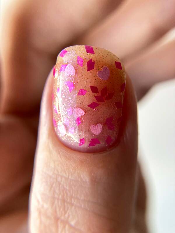 Nail polish swatch / manicure of shade Death Valley Nails Verklempt