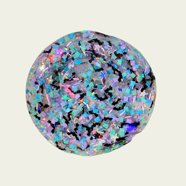 Nail polish swatch / manicure of shade Death Valley Nails Bats in Pastels