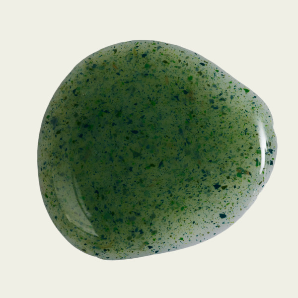 Nail polish swatch / manicure of shade Death Valley Nails Medium Green Pencil