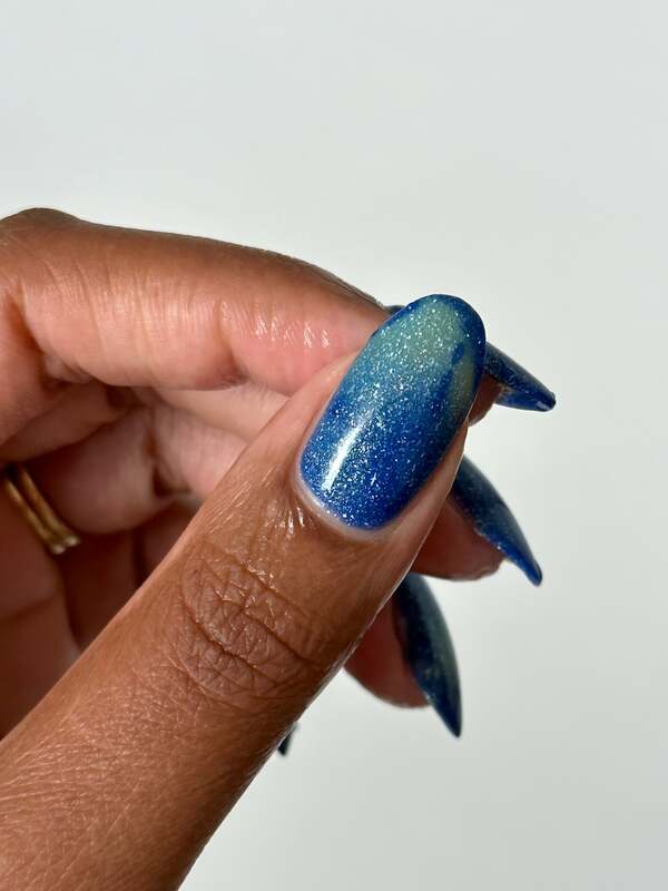 Nail polish swatch / manicure of shade Death Valley Nails Cool