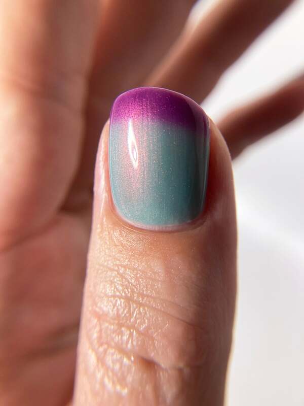 Nail polish swatch / manicure of shade Death Valley Nails Two Ticks and No Dog