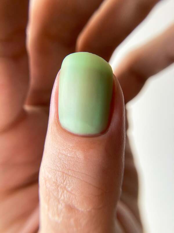 Nail polish swatch / manicure of shade Death Valley Nails Chlorine