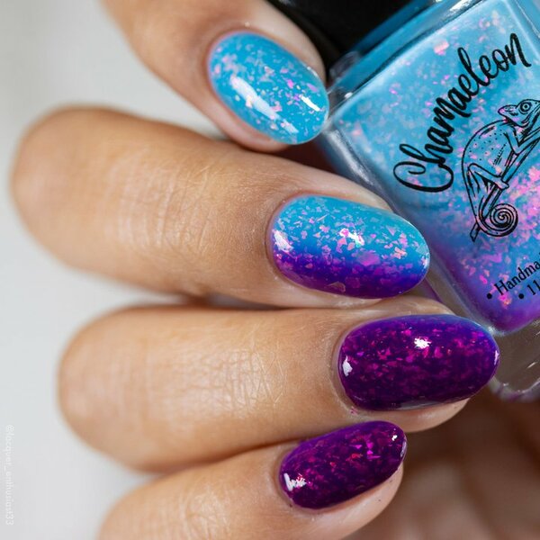 Nail polish swatch / manicure of shade Chamaeleon Nails Fairies of the Air