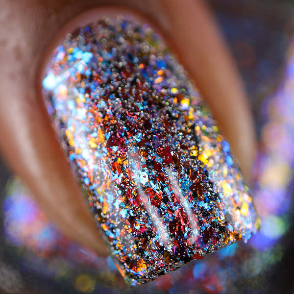 Nail polish swatch / manicure of shade Garden Path Lacquers Cloaked in Dust