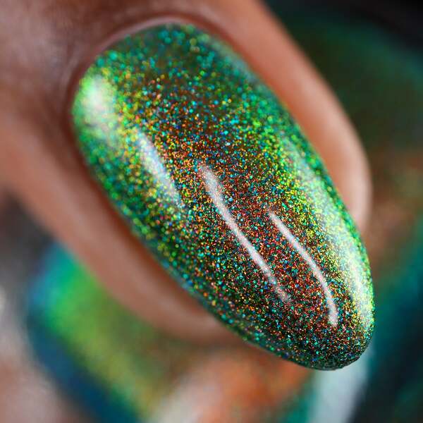 Nail polish swatch / manicure of shade Garden Path Lacquers Witchwood