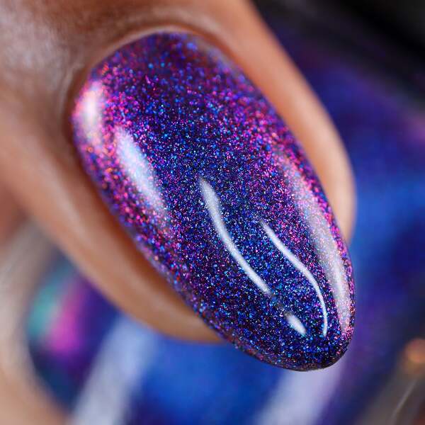 Nail polish swatch / manicure of shade Garden Path Lacquers The Violet Hour