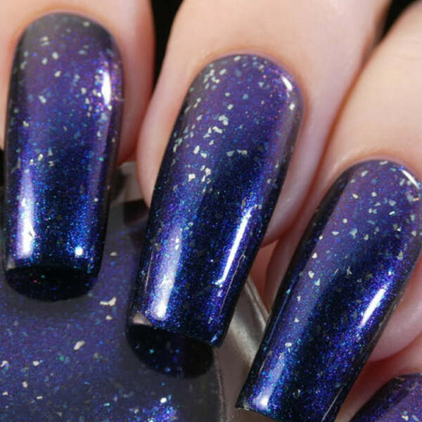 Nail polish swatch / manicure of shade Night Owl Lacquer You're a Dreamer, My Dreamer