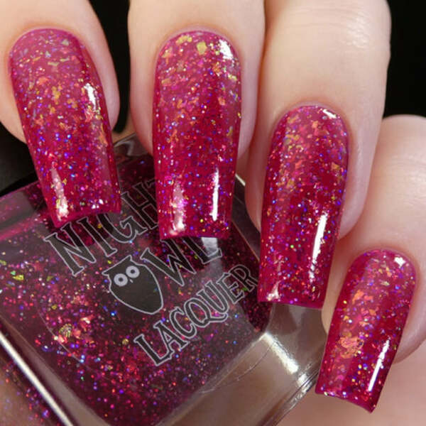 Nail polish swatch / manicure of shade Night Owl Lacquer Song-a-Long