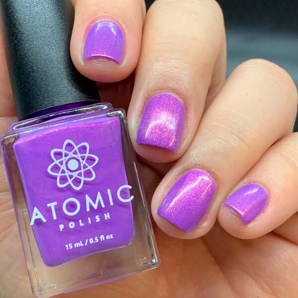 Nail polish swatch / manicure of shade Atomic Polish Rosalind