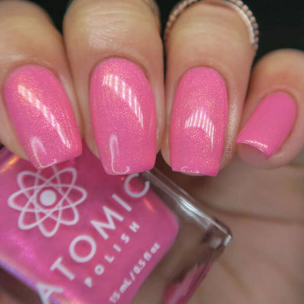 Nail polish swatch / manicure of shade Atomic Polish Lovelace