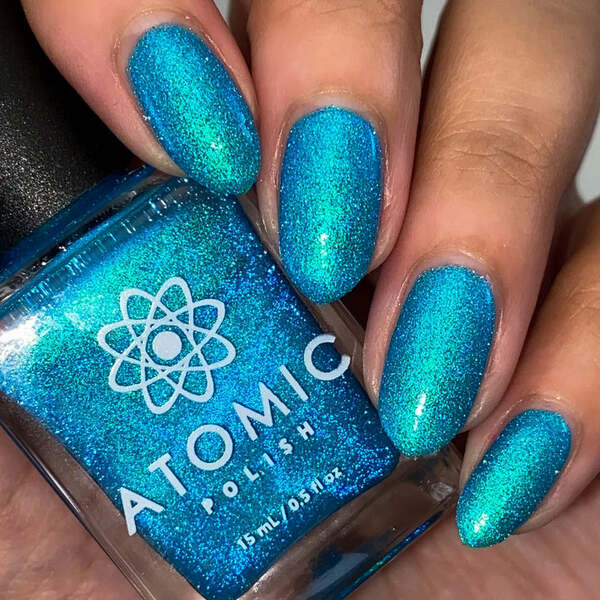 Nail polish swatch / manicure of shade Atomic Polish Ozone