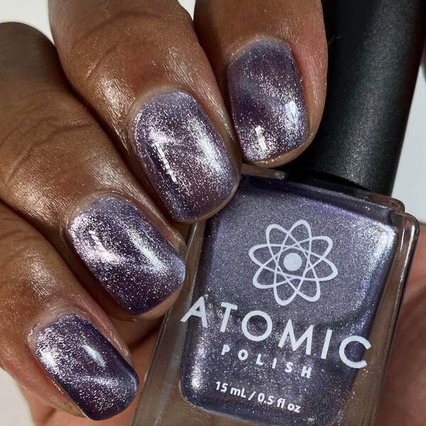 Nail polish swatch / manicure of shade Atomic Polish Nimbus