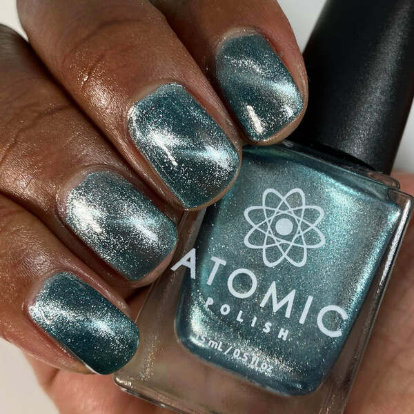 Nail polish swatch / manicure of shade Atomic Polish Cumulus