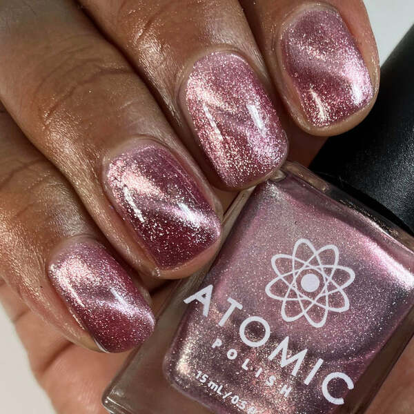 Nail polish swatch / manicure of shade Atomic Polish Stratus