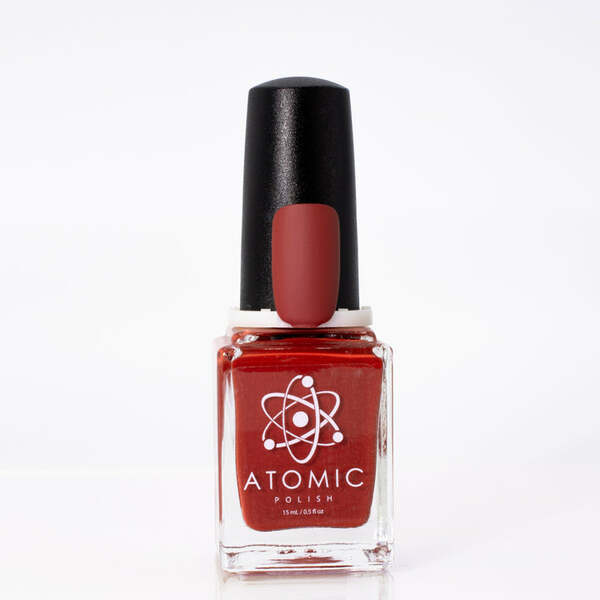 Nail polish swatch / manicure of shade Atomic Polish Squash