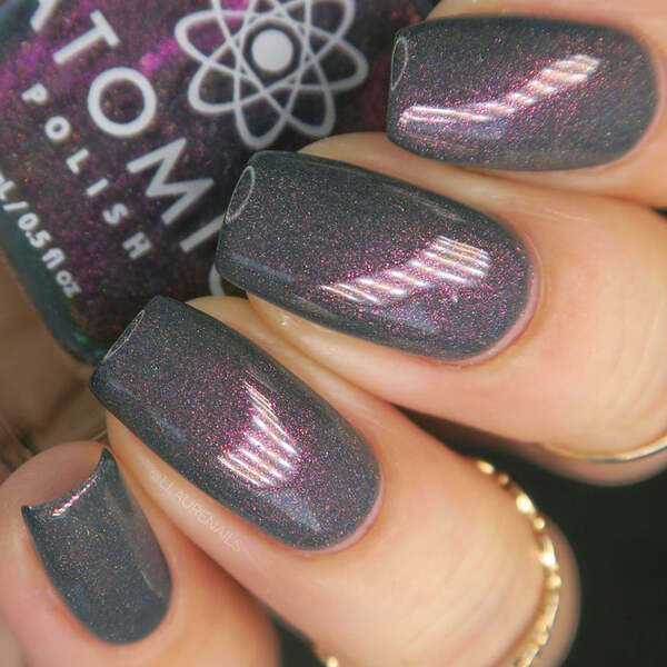 Nail polish swatch / manicure of shade Atomic Polish Cinnamon