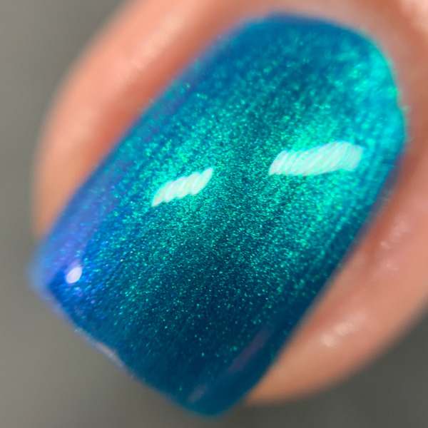 Nail polish swatch / manicure of shade Atomic Polish Glaucus