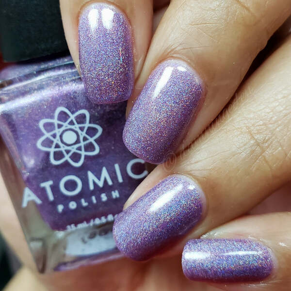 Nail polish swatch / manicure of shade Atomic Polish Sodium (Na)