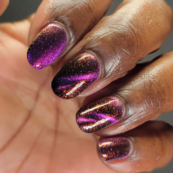 Nail polish swatch / manicure of shade Lemming Lacquer The Love Interest