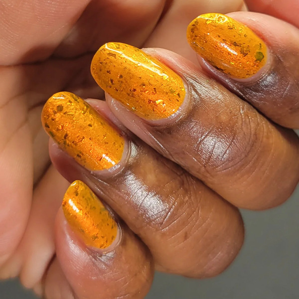 Nail polish swatch / manicure of shade Lemming Lacquer The Best Friend