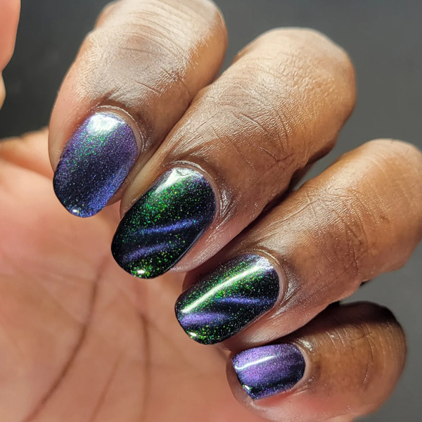 Nail polish swatch / manicure of shade Lemming Lacquer The Good Guy