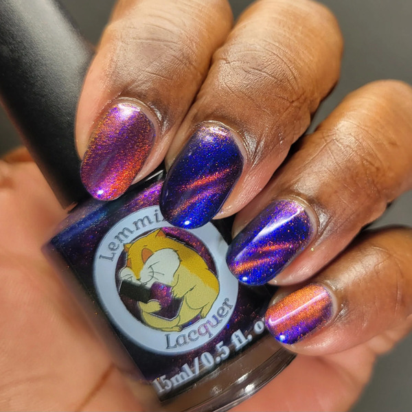 Nail polish swatch / manicure of shade Lemming Lacquer The Alpha Jock