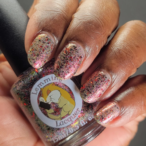 Nail polish swatch / manicure of shade Lemming Lacquer The Final Girl