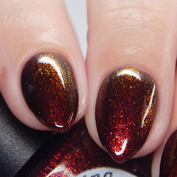 Nail polish swatch / manicure of shade Lemming Lacquer Kady the Warrior