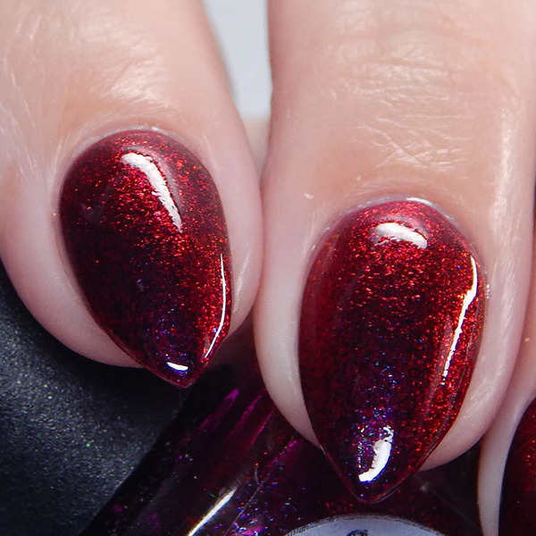 Nail polish swatch / manicure of shade Lemming Lacquer I Will Go Insane and I Will Take You With Me