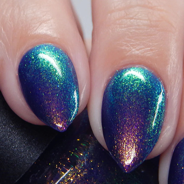 Nail polish swatch / manicure of shade Lemming Lacquer It's Showtime