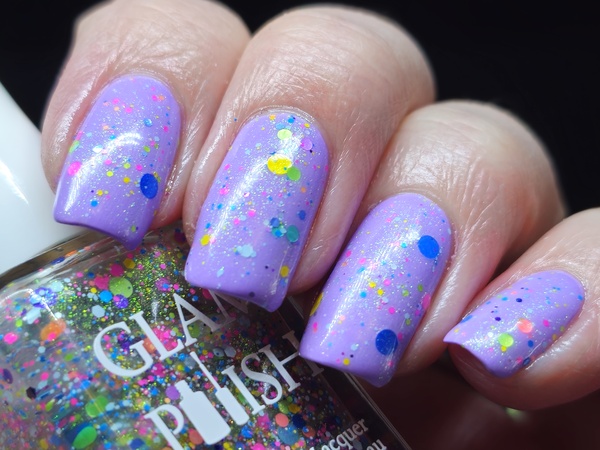 Nail polish swatch / manicure of shade Glam Polish Equestria Explosion
