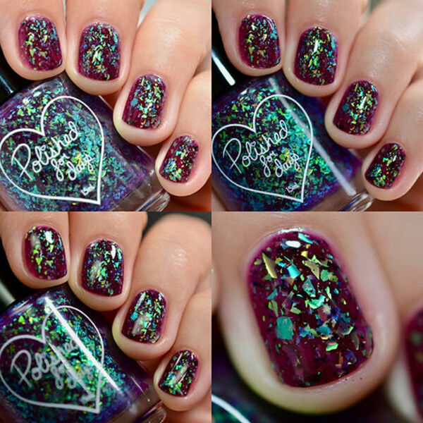 Nail polish swatch / manicure of shade Polished for Days Ghosts At The Gate