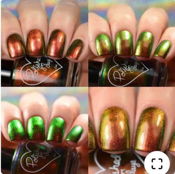 Nail polish swatch / manicure of shade Polished for Days Seasons Change and So Do We