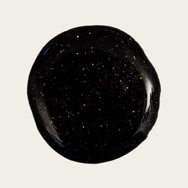 Nail polish swatch / manicure of shade Death Valley Nails Dark Stars